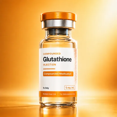Compounded Glutathione injection vial from VEVArx