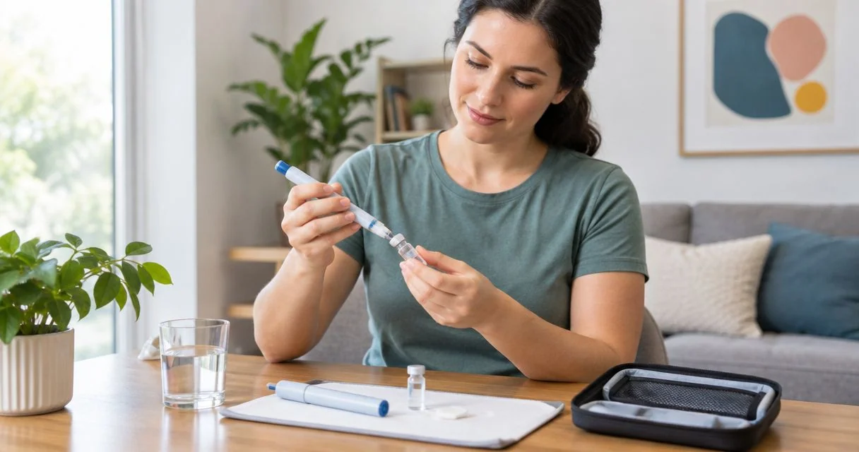 How do you inject semaglutide at home?